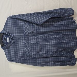 Columbia Vented Omni Shade Mens XXL Blue Plaid Button Up